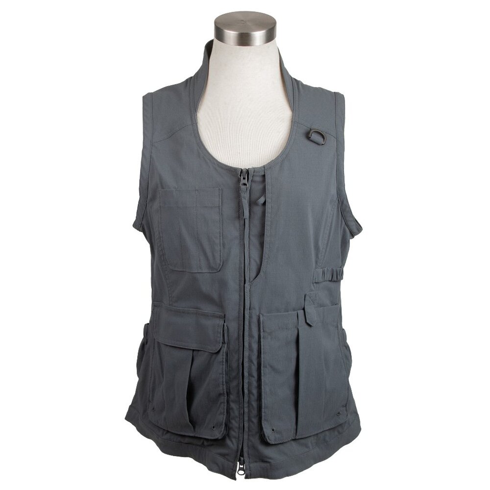 Duluth Trading Gardening Hunting Foraging Vest Gray - Women's Small